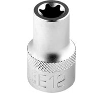 Головка торцевая 1/2", Е12, CrV STELS 13870