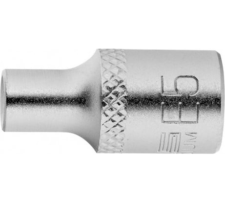 Головка торцевая 1/4", Е5, CrV STELS 13864