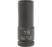 Головка ударная удлиненная шестигранная, 19 мм, 1/2", CrMo STELS 13946