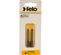 Бита крестовая PZ 1X50, 2 шт в блистере Felo 02101536
