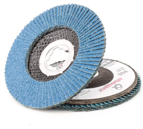 Круг лепестковый торцевой КЛТ Р60, X-lock, 125 мм, плоский Альфадиск 5221