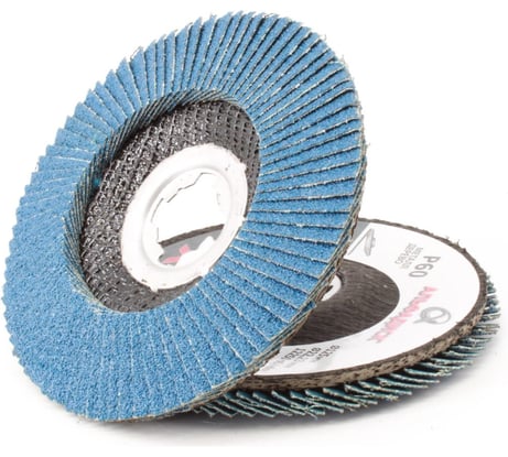 Круг лепестковый торцевой КЛТ Р60, X-lock, 125 мм, конический Альфадиск 5269