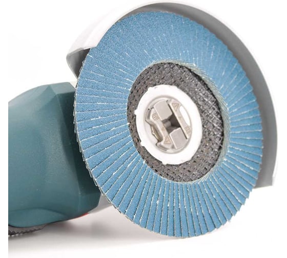 Круг лепестковый торцевой КЛТ Р40, X-lock, 125 мм, конический Альфадиск 5252