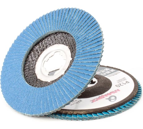 Круг лепестковый торцевой КЛТ Р120, X-lock, 125 мм, плоский Альфадиск 5245