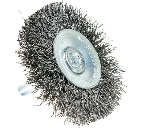 Щетка дисковая ПРОФЕССИОНАЛ (50 мм; 0.3 мм; витая стальная проволока) для дрели ЗУБР 35198-050_z02