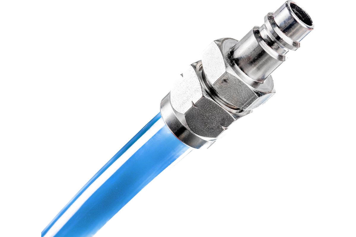 Шланг пневматический витой полиуретановый (15 м; 14х10 мм; 20 бар ...