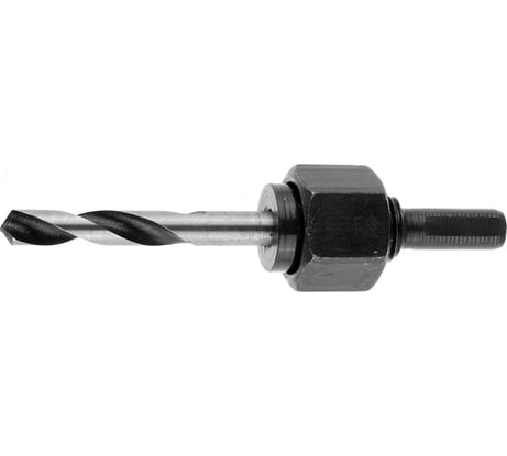 Державка с центрирующим сверлом для коронок по дереву, 32-127 мм Зубр 29558_z01