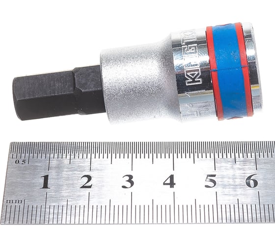 Насадка бита торцевая 1/2", HEX, 11 мм, 60 мм KING TONY 402511