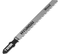 Пилки для лобзиков по дереву и пластику T101BR, 5 шт. HYUNDAI 204114