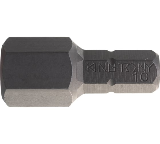 Вставка торцевая 1/4", HEX, 10 мм, 25 мм KING TONY 102510H 1