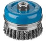 Щетка чашечная усиленная (0.5 мм; 100 мм; М14) для УШМ ЗУБР 3527-100_z02
