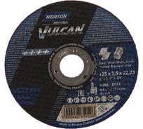 Круг отрезной по нержавейке/металлу NV 41 (125x2.5x22.23 мм; 80 м/сек) Norton 66252925443