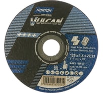 Круг отрезной по нержавейке/металлу NV 41 (125x1.6x22.23 мм; 80 м/сек) Norton 66252925434