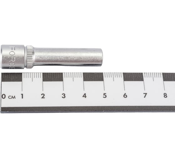 Головка 1/4", 12 гранная, 50 мм, 6 мм FORCE 5295006