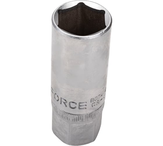 Головка свечная 1/2", 6 гранная, 65 мм, 18 мм FORCE 807418