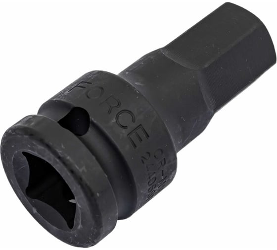 Ударная цельная головка-бита 6 гранная, 1/2", 17 мм FORCE 24406017