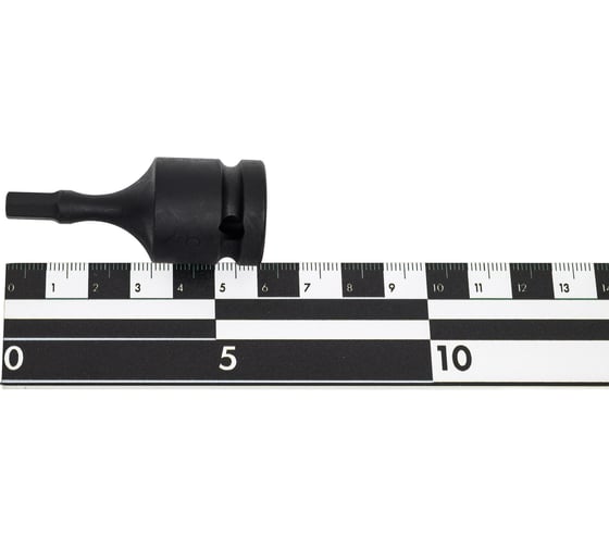 Ударная цельная головка-бита 6 гранная, 1/2", 6 мм FORCE 24406006