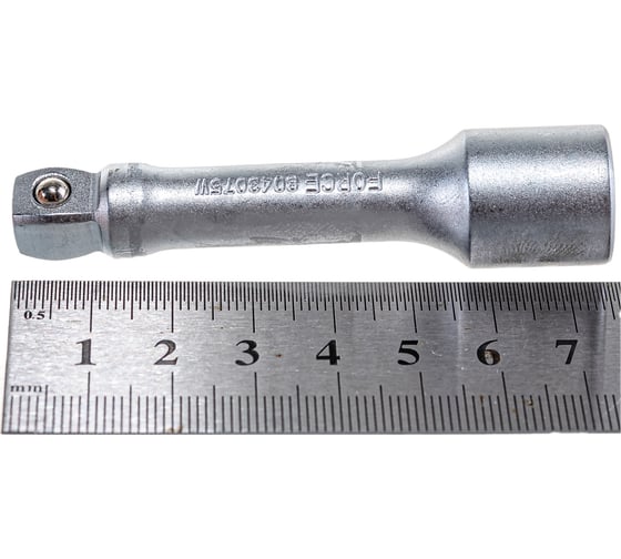 Удлинитель качающийся, 3/8", 75 мм FORCE 8043075W