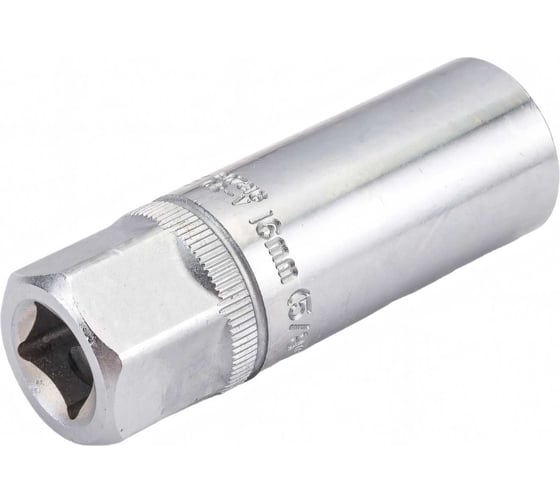 Головка свечная 3/8", 6 гранная, 63 мм, 16 мм FORCE 807316