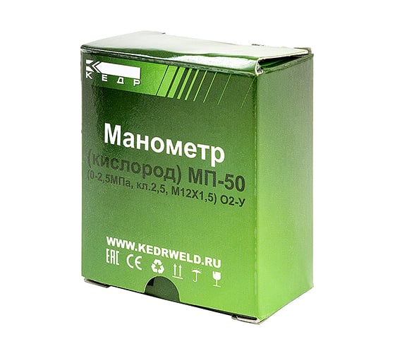 Кислородный манометр БАМЗ МП-50 1240003