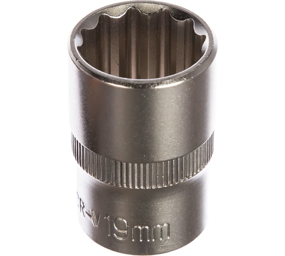 Головка торцевая 12 граней (19 мм; 38 мм; CrV; 1/2DR) KENDO 16772 00000073266