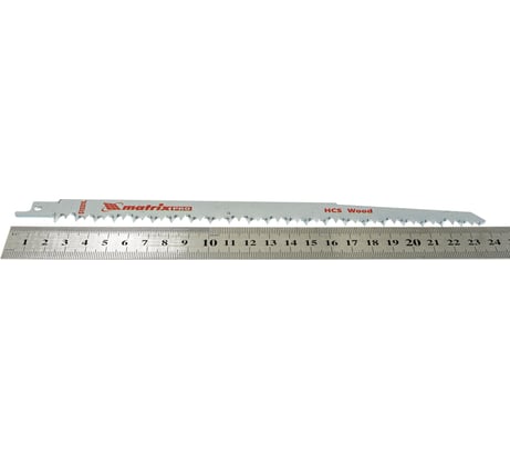 Полотно по дереву S1531L (2 шт; 239х215х18.6 мм; шаг 5 мм; HCS) для сабельной MATRIX 782006
