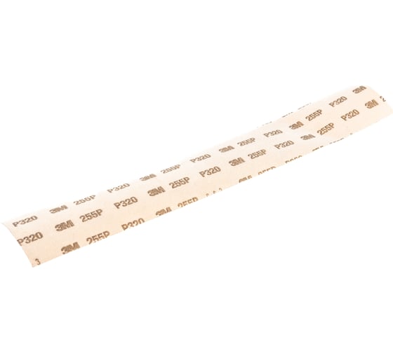 Полоска абразивная 255Р Hookit (70х425 мм; золотая; P320) 3М 03583 7000034124