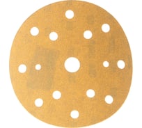 Круг абразивный 255P+ Hookit (150 мм; 15 отв; Р80; золотой) 3М 50443 7000034323