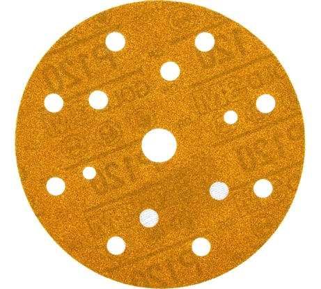 Круг абразивный 255P+ Hookit (150 мм; 15 отв; Р120; золотой) 3М 50445 7000034324