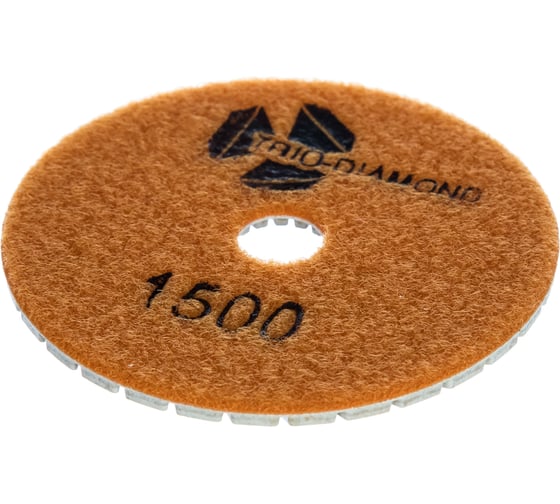 Круг алмазный гибкий шлифовальный Черепашка 100 № 1500 TRIO-DIAMOND 341500