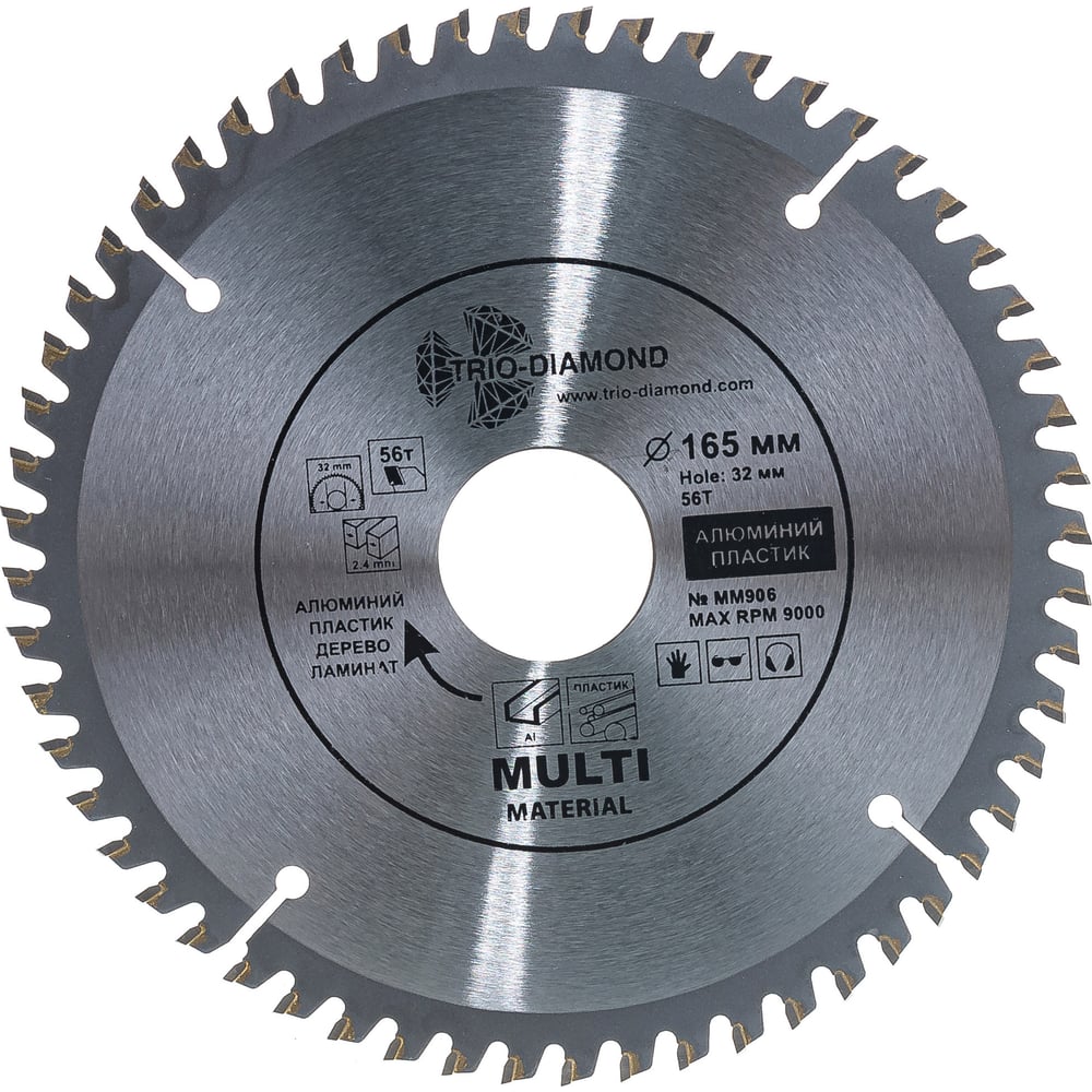 ДискпильныйTRIO-DIAMONDпомультиматериалам16532/30/2056TMultiMaterialsмм906MM906