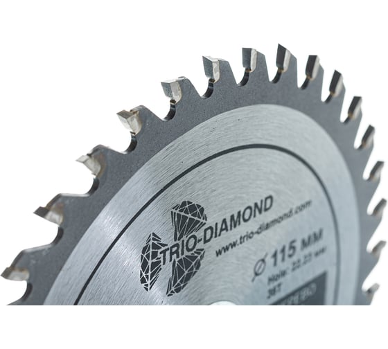 Диск пильный по дереву (115х22.23 мм; 36Т) TRIO-DIAMOND FLL826