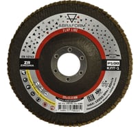 Круг лепестковый FlapLine ZR, 125 мм, P100, прямой ABRAFORM AF-FL-ZR-KLT1-100
