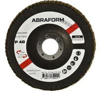 Круг лепестковый FlapLine ZC, 125 мм, угловой, Р40 ABRAFORM AF-FL-ZC-KLT2-40