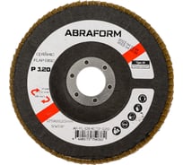 Круг лепестковый FlapLine CR, 125 мм, P120, угловой ABRAFORM AF-FL-CR-KLT2-120