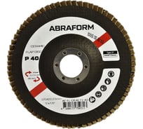 Круг лепестковый FlapLine CR, 125 мм, P40, прямой ABRAFORM AF-FL-CR-KLT1-40