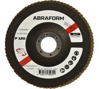 Круг лепестковый FlapLine CR, 125 мм, P120, прямой ABRAFORM AF-FL-CR-KLT1-120