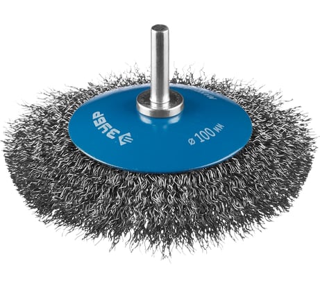 Щетка коническая (100 мм; 0.3 мм витая стальная проволока) для дрели ЗУБР 35230-100_z02