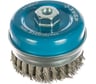 Щетка чашечная усиленная (100 мм; М14; 0.8 мм плетеные пучки стальной проволоки) для УШМ ЗУБР 35271-100_z02