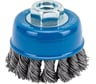 Щетка чашечная (65 мм; М14; 0.8 мм плетеные пучки стальной проволоки) для УШМ ЗУБР 35277-065_z02