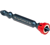 Бита двусторонняя с магнитом PH2xPH2, 65 мм, сталь - japan S2, 10 шт для шуруповерта Mr.Logo C065P2M-10