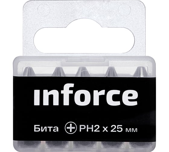 Бита (5 шт; PH2; 25 мм) Inforce 11-01-290