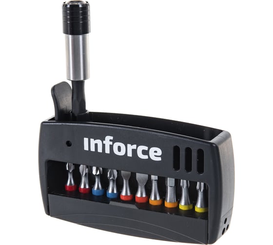Набор бит с держателем 11 предметов Inforce 11-01-285