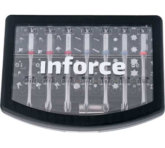 Набор бит с держателем 56 предметов Inforce 11-01-288