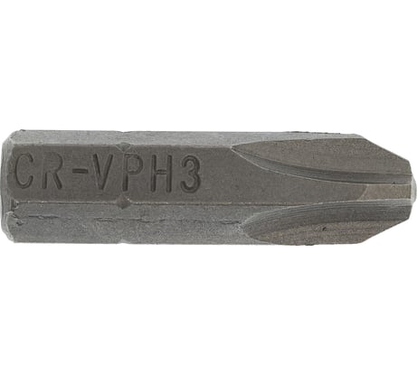 Биты для отвертки PH3х25 мм, 1/4 Hex, CrV, 24 шт. GRIFF 019165