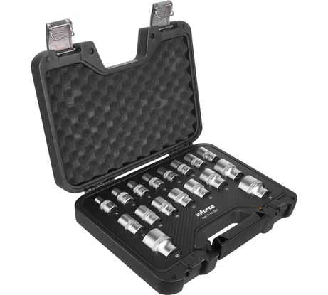 Набор торцевых безударных головок Inforce (1/2"; 8-32 мм) 11-01-260