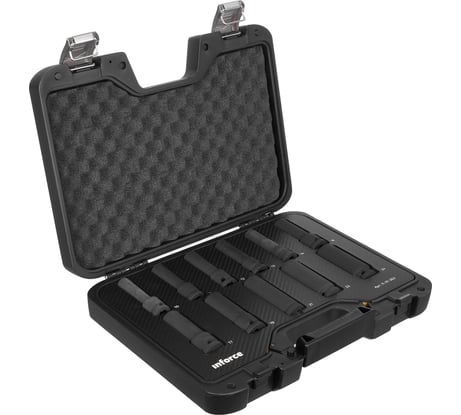 Набор торцевых ударных удлиненных головок Inforce (1/2"; 10-24 мм) 11-01-263