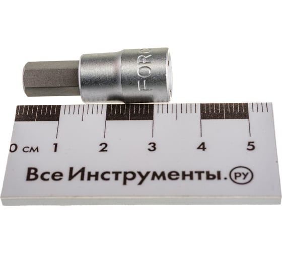 Головка бита 1/4", 6 гранная, 7 мм, L=32 мм FORCE 3243207