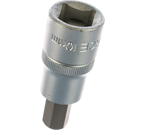 Головка бита 1/2", 6 гранная, 10 мм, L=55 мм FORCE 34405510