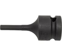 Ударная цельная головка-бита 6 гранная 5 мм, 1/2", 60 мм FORCE 24406005